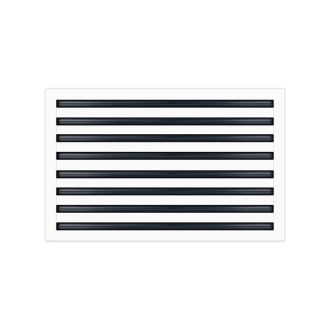 BUILDMART - 30x16 White Modern AC Vent Cover - Decorative Air Vent - Standard Linear Slot Diffuser - Register Grille for Ceiling, Walls & Floors - Texas Buildmart