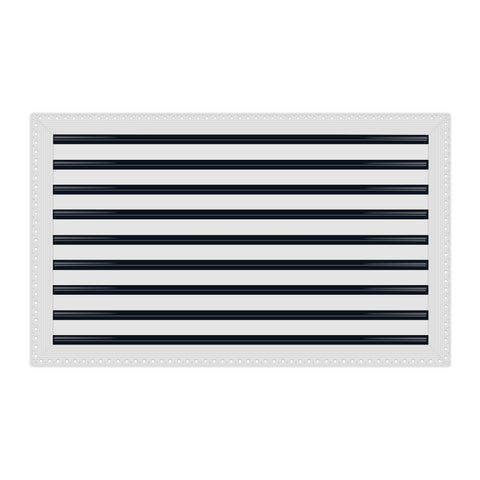 BUILDMART - 30x18 MUD-IN Air Vent Cover - Drywall MUD IN White Air Vent - MUD Linear Slot Diffuser - Register Grille for Ceiling and Walls - Texas Buildmart