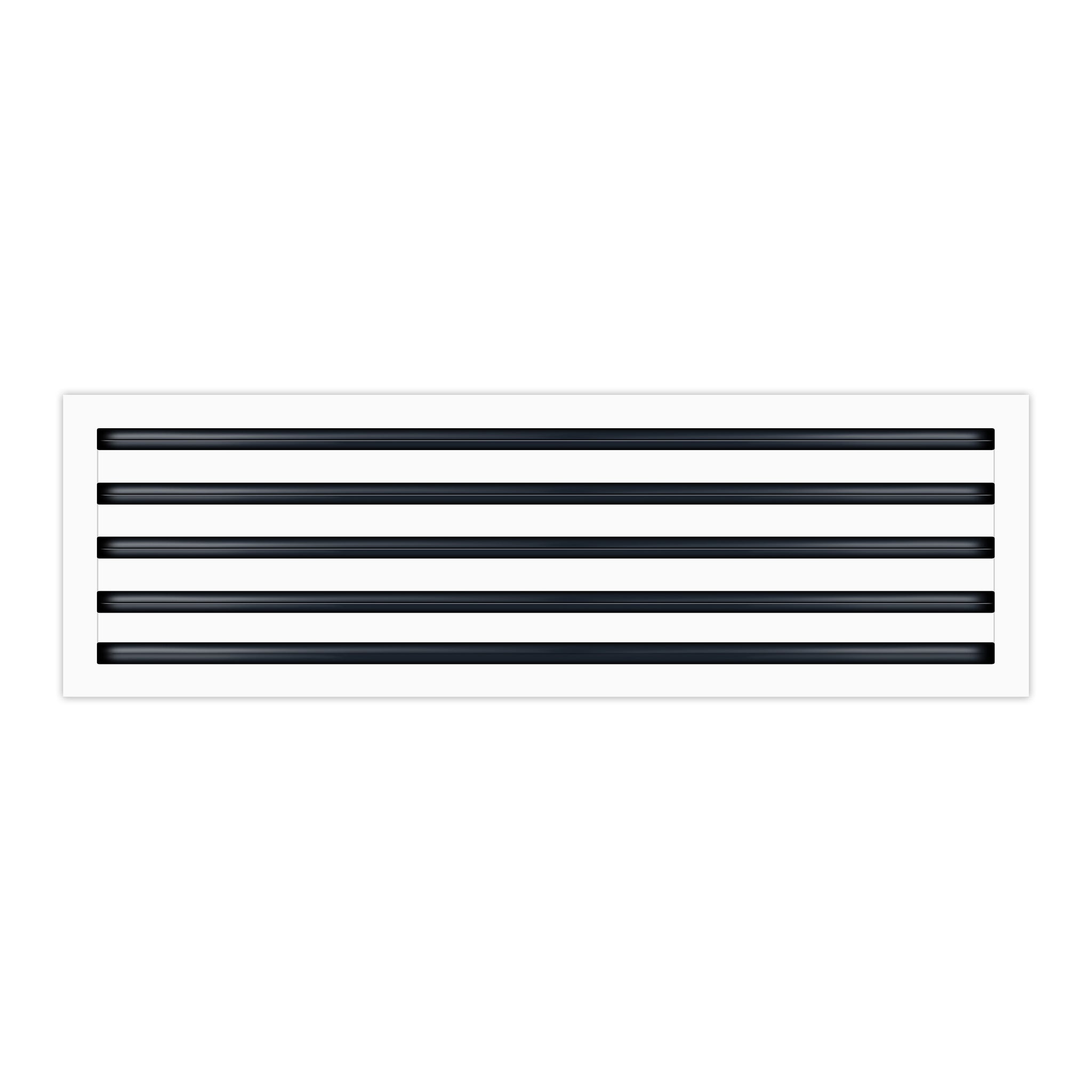 BUILDMART - 36x10 White Modern AC Vent Cover - Decorative Air Vent - Standard Linear Slot Diffuser - Register Grille for Ceiling, Walls & Floors - Texas Buildmart