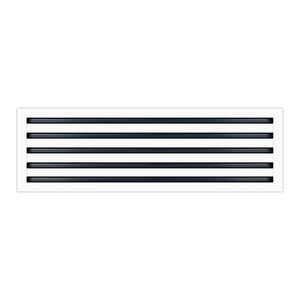 BUILDMART - 36x10 White Modern AC Vent Cover - Decorative Air Vent - Standard Linear Slot Diffuser - Register Grille for Ceiling, Walls & Floors - Texas Buildmart