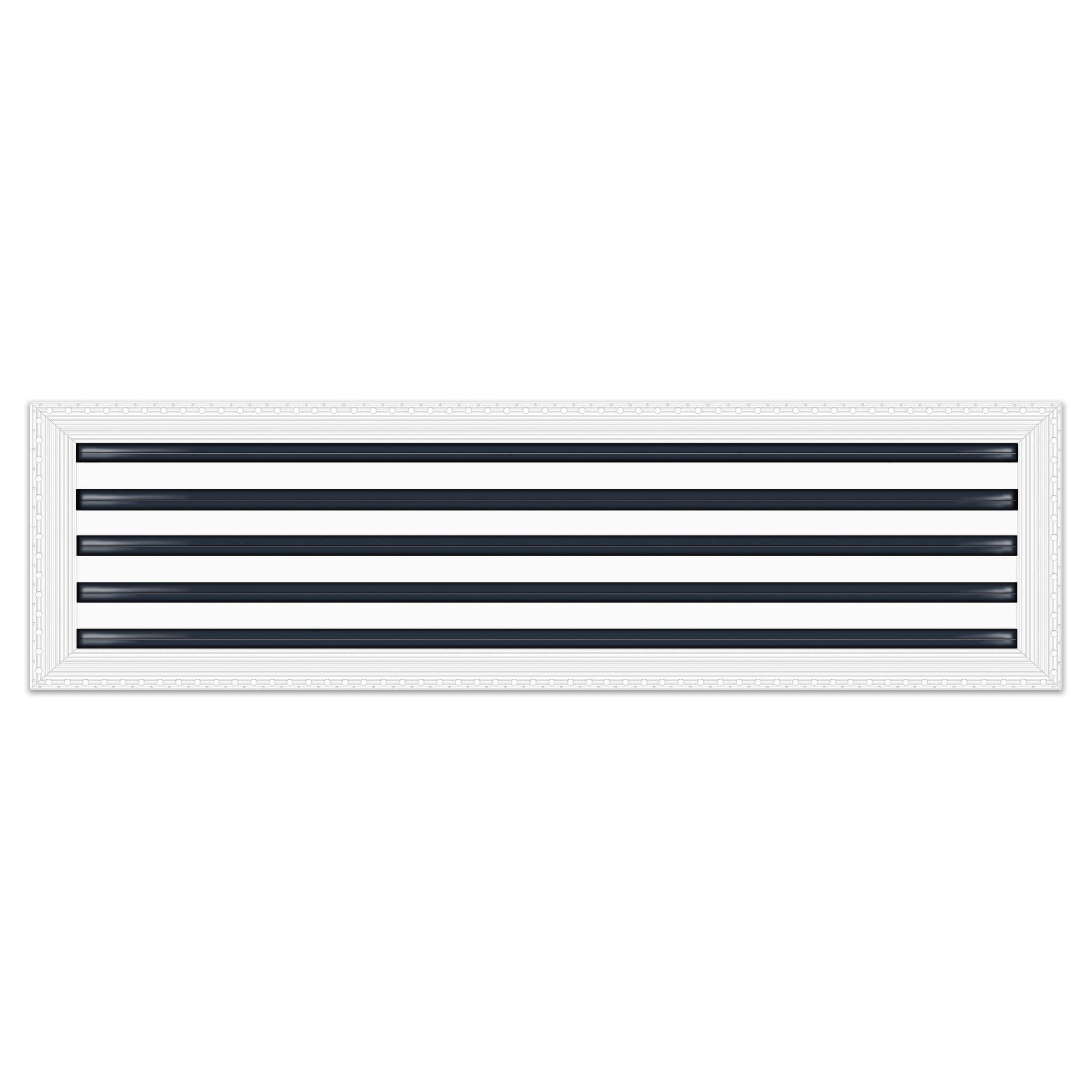 BUILDMART - 36x10 MUD-IN Air Vent Cover - Drywall MUD IN White Air Vent - MUD Linear Slot Diffuser - Register Grille for Ceiling and Walls - Texas Buildmart