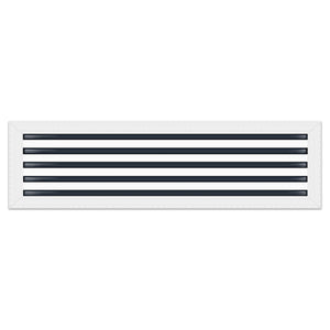BUILDMART - 36x10 MUD-IN Air Vent Cover - Drywall MUD IN White Air Vent - MUD Linear Slot Diffuser - Register Grille for Ceiling and Walls - Texas Buildmart