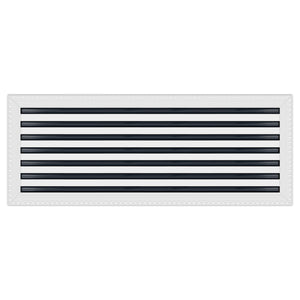 BUILDMART - 36x14 MUD-IN Air Vent Cover - Drywall MUD IN White Air Vent - MUD Linear Slot Diffuser - Register Grille for Ceiling and Walls - Texas Buildmart