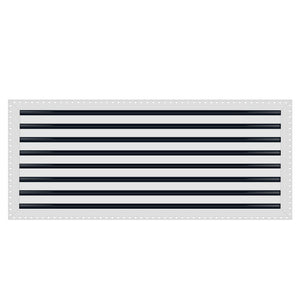 BUILDMART - 36x16 MUD-IN Air Vent Cover - Drywall MUD IN White Air Vent - MUD Linear Slot Diffuser - Register Grille for Ceiling and Walls - Texas Buildmart