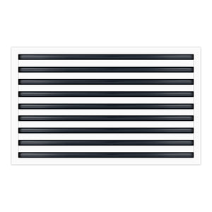BUILDMART - 36x18 White Modern AC Vent Cover - Decorative Air Vent - Standard Linear Slot Diffuser - Register Grille for Ceiling, Walls & Floors - Texas Buildmart