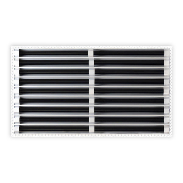BUILDMART - 36x18 MUD-IN Air Vent Cover - Drywall MUD IN White Air Vent - MUD Linear Slot Diffuser - Register Grille for Ceiling and Walls - Texas Buildmart