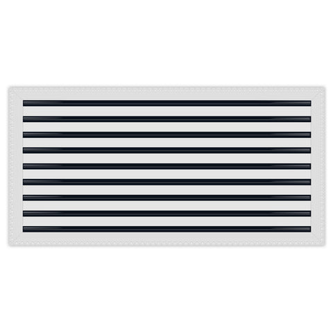 BUILDMART - 36x18 MUD-IN Air Vent Cover - Drywall MUD IN White Air Vent - MUD Linear Slot Diffuser - Register Grille for Ceiling and Walls - Texas Buildmart