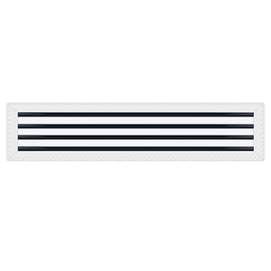 BUILDMART - 36x8 MUD-IN Air Vent Cover - Drywall MUD IN White Air Vent - MUD Linear Slot Diffuser - Register Grille for Ceiling and Walls - Texas Buildmart
