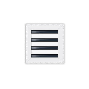 BUILDMART - 8x8 MUD-IN Air Vent Cover - Drywall MUD IN White Air Vent - MUD Linear Slot Diffuser - Register Grille for Ceiling and Walls - Texas Buildmart