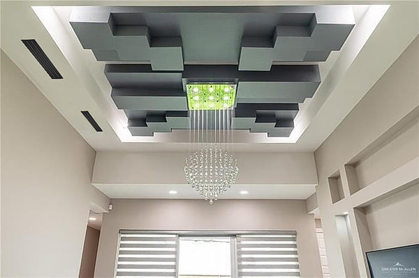 BUILDMART - 72-Inch Black Linear Slot Diffuser - 3 Slot - Triple Slot - Decorative Air Vent - Modern AC Vent Cover for Ceiling, Walls & Floors - Texas Buildmart