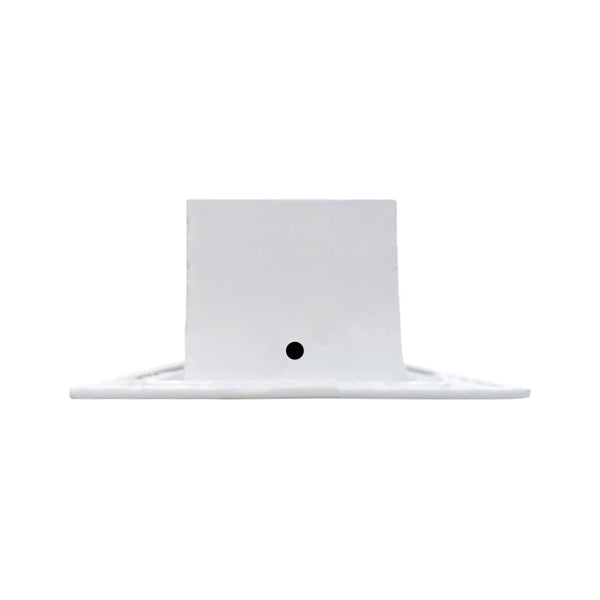 Side of 36 Inch 1 slot Linear Air Vent Cover White - 36 Inch 1 slot Linear Diffuser White - Texas Buildmart