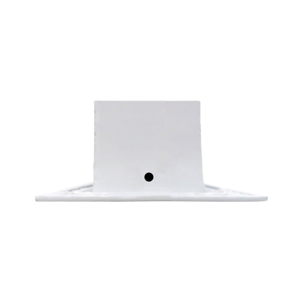 Side of 36 Inch 1 Slot Linear Air Vent Cover White - 36 Inch 1 Slot Linear Diffuser White - Texas Buildmart