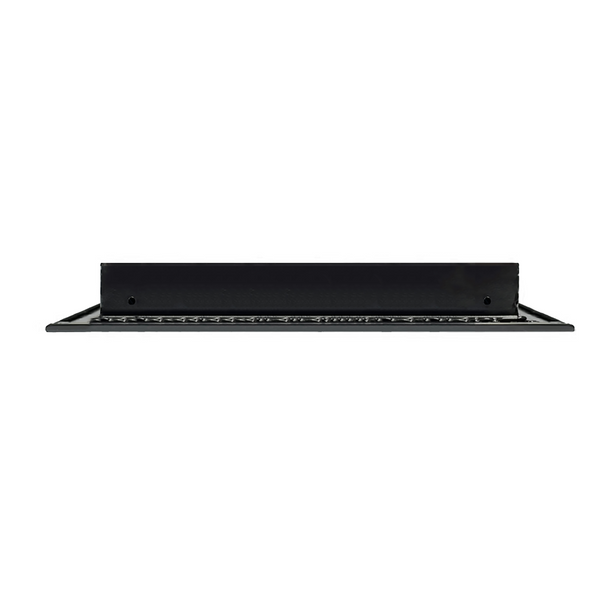 BUILDMART - 30x12 Modern AC Vent Cover - Decorative Black Air Vent - Standard Linear Slot Diffuser - Register Grille for Ceiling, Walls & Floors - Texas Buildmart