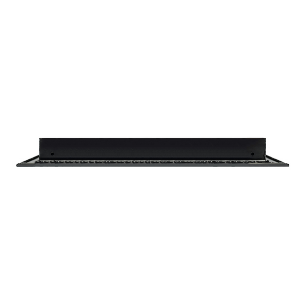 Side of 36x14 Modern Air Vent Cover Black - 36x14 Standard Linear Slot Diffuser Black - Texas Buildmart